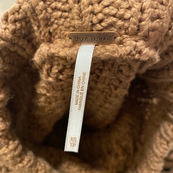 Free People Brown Crew Neck Sweater - Picture 3 of 4